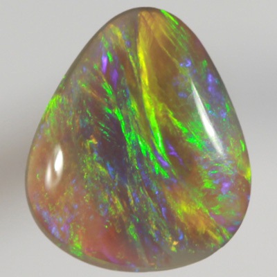 SOLID SEMI BLACK OPAL Bright, strong fire, golden rolling flashes